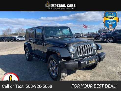 2016 Jeep Wrangler Unlimited Sahara suv Gray - - by for sale in Mendon, MA