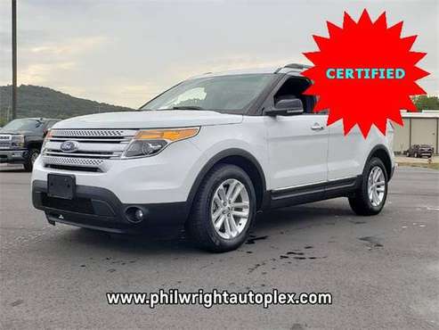 2015 Ford Explorer SUV XLT - White for sale in Russellville, AR