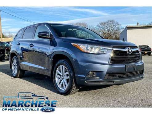 2016 Toyota Highlander LE AWD 4dr SUV - SUV - cars & trucks - by... for sale in mechanicville, NY