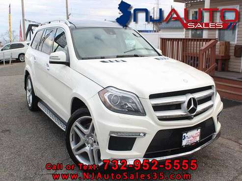 2014 Mercedes-Benz GL550 4MATIC PEARL WHITE 80K DVD NAVI LTHR ROOF... for sale in south amboy, NJ