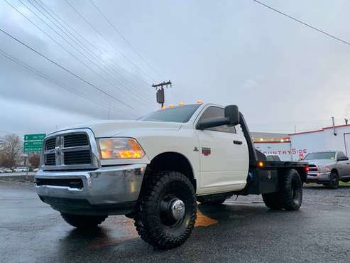 *One Owner 2012 Dodge Ram 3500 4x4 Single Cab Dually Flatbed Toyo... for sale in Stokesdale, PA