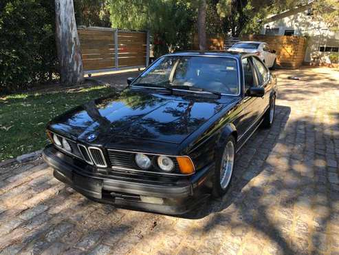 1989 BMW 635csi - cars & trucks - by owner - vehicle automotive sale for sale in Santa Monica, CA