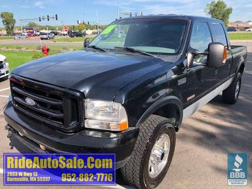2004 Ford F250 F-250 Crew cab 4x4 6.0 turbo diesel NICE !!! - for sale in Minneapolis, MN