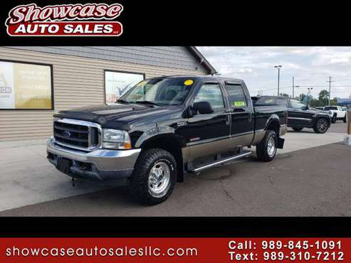 DIESEL!! 2004 Ford Super Duty F-250 Crew Cab 156" Lariat 4WD for sale in Chesaning, MI
