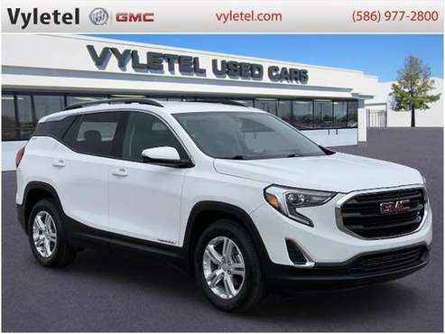 2018 GMC Terrain SUV FWD 4dr SLE - GMC Summit White for sale in Sterling Heights, MI
