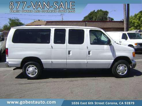 06 Ford Econoline E350 10-Passenger Cargo Van 1 Owner Government... for sale in Corona, CA