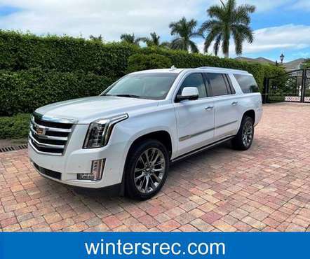 2019 Cadillac Escalade ESV White, SUV - cars & trucks - by dealer -... for sale in Sauk Centre, MN