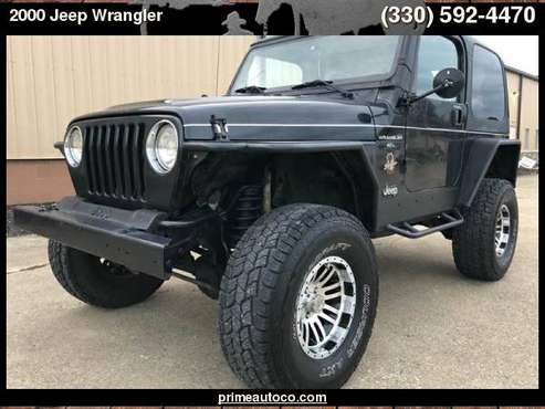 2000 Jeep Wrangler Sahara 4WD -MANUAL - LIFTED for sale in Uniontown, WV