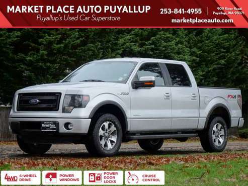 2013 Ford F-150 4x4 4WD F150 Truck Crew cab FX4 SuperCrew - cars & for sale in PUYALLUP, WA