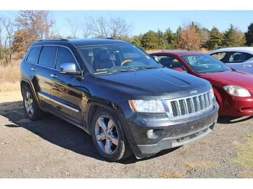 2012 Jeep Grand Cherokee Overland (Brilliant Black Crystal - cars &... for sale in Chandler, OK