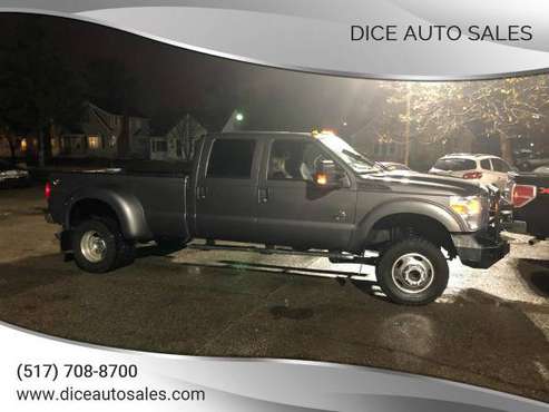 2011 Ford F-350 F350 F 350 Super Duty Lariat 4x4 4dr Crew Cab 8 ft.... for sale in Lansing, MI