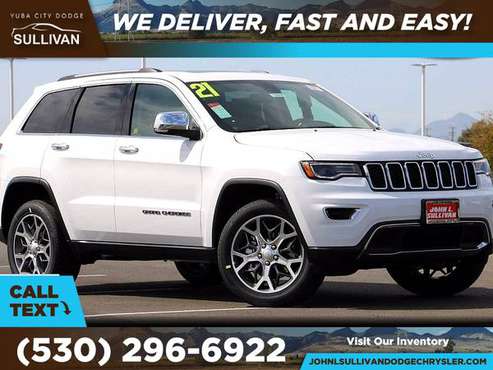 2021 Jeep Grand Cherokee Limited FOR ONLY 698/mo! for sale in Yuba City, CA