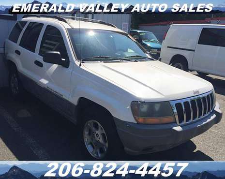 2000 Jeep Grand Cherokee Laredo LOW Mileage and Sharp! - cars &... for sale in Des Moines, WA