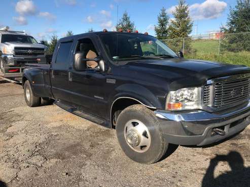 00 Ford F350 Crew Cab Diesel Dually Hauler REDUCED - cars & trucks -... for sale in Somerset, PA. 15501, PA