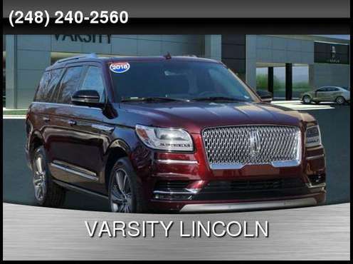 2018 Lincoln Navigator Reserve - cars & trucks - by dealer - vehicle... for sale in Novi, MI