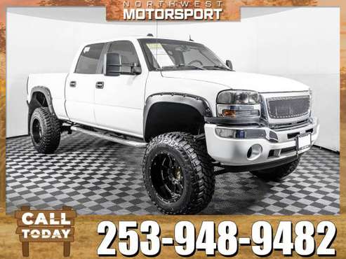 *LEATHER* Lifted 2005 *GMC Sierra* 2500 HD 4x4 for sale in PUYALLUP, WA
