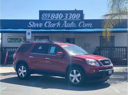 2012 GMC ACADIA SLT Ruby Red - - by dealer - vehicle for sale in Fresno, CA
