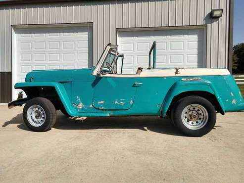 1950 Willy's Jeepster Rad Rod Yard Art Collectable Rare - cars &... for sale in Pottersville, MO