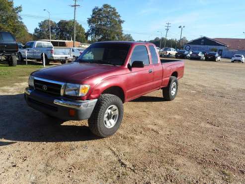 1999 Toyota Tacoma 4WD Ext Cab (Red) $4,900 - cars & trucks - by... for sale in West Point MS, MS