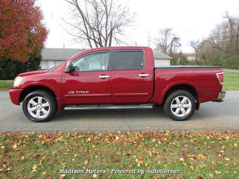 2008 Nissan Titan LE Crew Cab 4WD SWB 5-Speed Automatic - cars &... for sale in Madison, VA