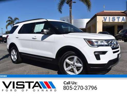 2019 Ford Explorer XLT hatchback OXFORD WHITE - - by for sale in Oxnard, CA