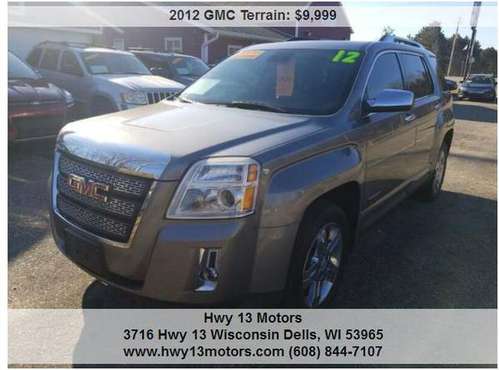 2012 GMC Terrain SLT 2 AWD 4dr SUV 101202 Miles - cars & trucks - by... for sale in Wisconsin dells, WI