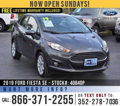 2019 FORD FIESTA SE *** SIRIUS, Camera, Touch Screen *** - cars &... for sale in Alachua, FL
