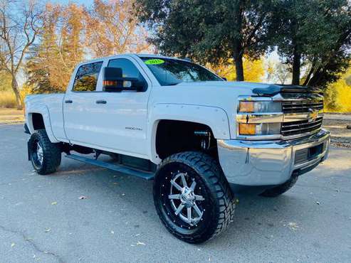 2015 CHEVY SILVERADO 2500 4X4 DIESEL * LIFTED * AMP STEPS * MU$T $EE... for sale in Modesto, CA