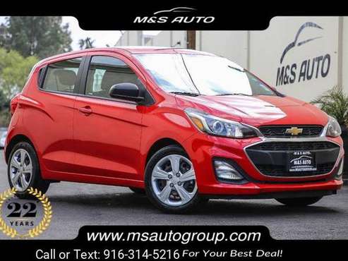 2019 Chevy Chevrolet Spark LS hatchback Red Hot - - by for sale in Sacramento , CA