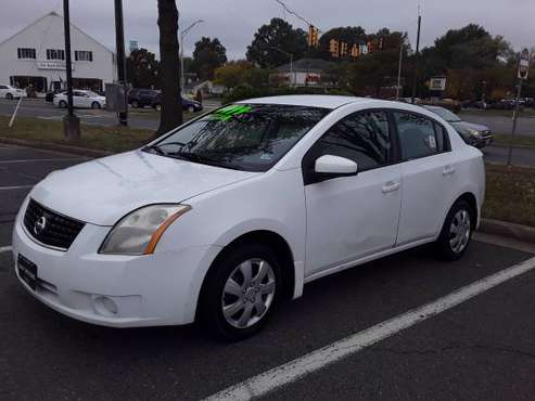 2008 NISSAN SENTRA, white for sale in MANASSAS, District Of Columbia