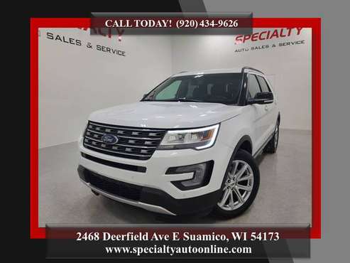2017 Ford Explorer XLT! 4WD! New Tires! Backup Cam! Only 52,541 Mi!... for sale in Suamico, WI