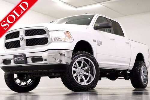 LIFTED White 1500 2019 Ram Classic SLT 4X4 4WD Crew Cab 5 7L V8 for sale in Clinton, TN