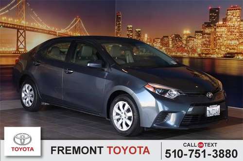 2015 Toyota Corolla LE - - by dealer - vehicle for sale in Fremont, CA