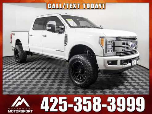 Lifted 2018 *Ford F-250* Platinum FX4 4x4 - cars & trucks - by... for sale in Lynnwood, WA