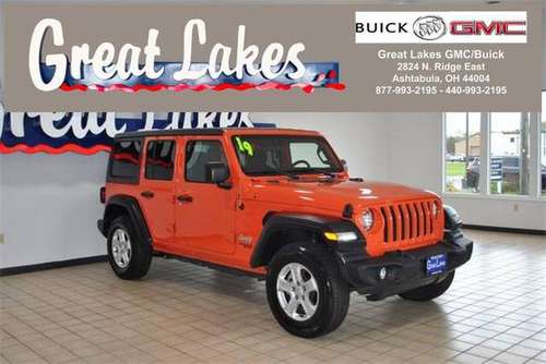 2019 Jeep Wrangler Unlimited Sport - cars & trucks - by dealer -... for sale in Ashtabula, OH
