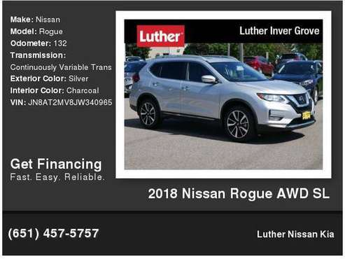 2018 Nissan Rogue AWD SL for sale in Inver Grove Heights, MN