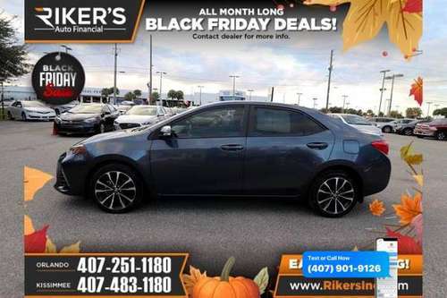 2018 Toyota Corolla SE 6M - cars & trucks - by dealer - vehicle... for sale in Orlando, FL