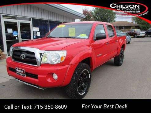 2008 Toyota Tacoma Base pickup Red - cars & trucks - by dealer -... for sale in Cadott, WI
