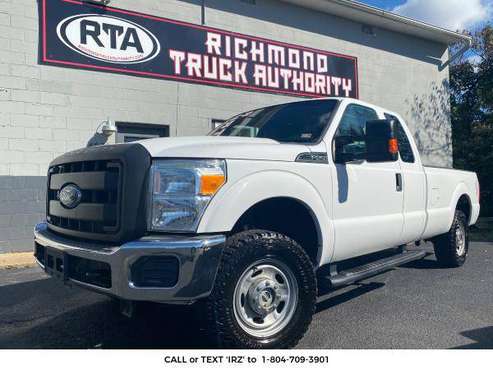 2013 *FORD F-250 SD* Pickup XL SUPERCAB LONG BED 4WD (WHITE) - cars... for sale in Richmond , VA