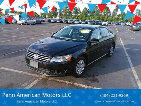 2013 VOLKSWAGEN PASSAT S, Inspected, Drives Great, Clean Autocheck for sale in Allentown, PA