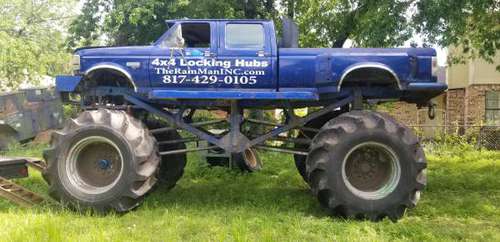1996 FORD MONSTER TRUCK FOR SALE WITH 73 TIRES - - by for sale in Fort Worth, TX