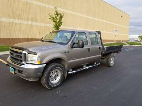 2004 Ford F-250 Crew Cab, Flatbed, 6.0L Powerstroke for sale in Fargo, ND