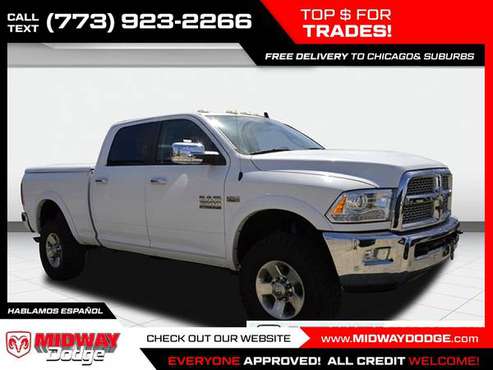 2016 Ram 2500 LaramieCrew Cab FOR ONLY 803/mo! - - by for sale in Chicago, IL
