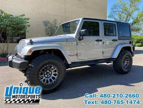 2017 JEEP WRANGLER UNLIMITED SAHARA 4WD 4DR UNIQUE TRUCKS - cars & for sale in Tempe, NM