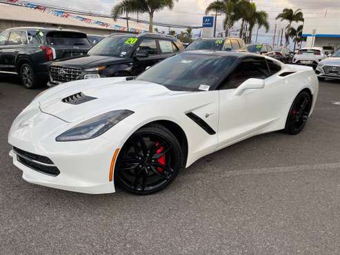 ((2017 CHEVORLET Corvette Stingray Coupe)) RED LEATHER INTERIOR -... for sale in Kahului, HI
