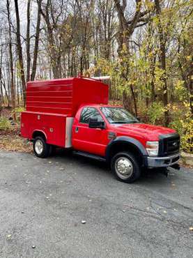 2009 FORD F550 REG CHAS CAB 4X4 V8 TDSL DRW 6.4L XL WITH ENCLOSED... for sale in Monroe, NY