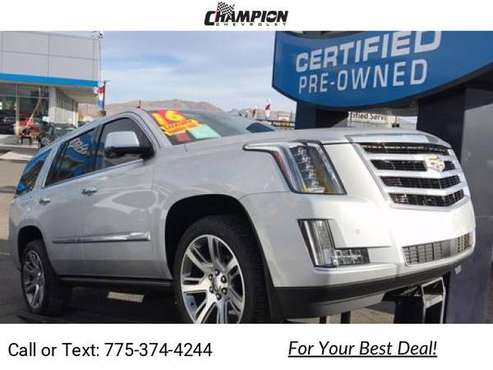 2016 Caddy Cadillac Escalade Premium Collection suv Silver - cars &... for sale in Reno, NV