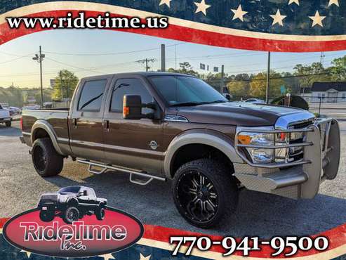 2011 Ford F-250 Lariat 4x4 Nice Lifted Diesel! - cars & for sale in Lithia Springs, GA