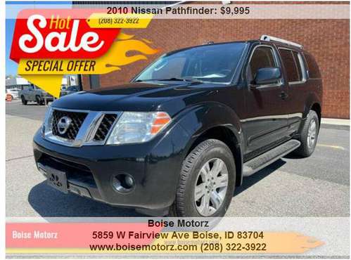 2010 Nissan Pathfinder SE 4x4 3RD ROW SEATS ONE for sale in Boise, ID