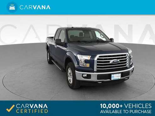 2017 Ford F150 Super Cab XLT Pickup 4D 6 1/2 ft pickup Blue - FINANCE for sale in Springfield, MA